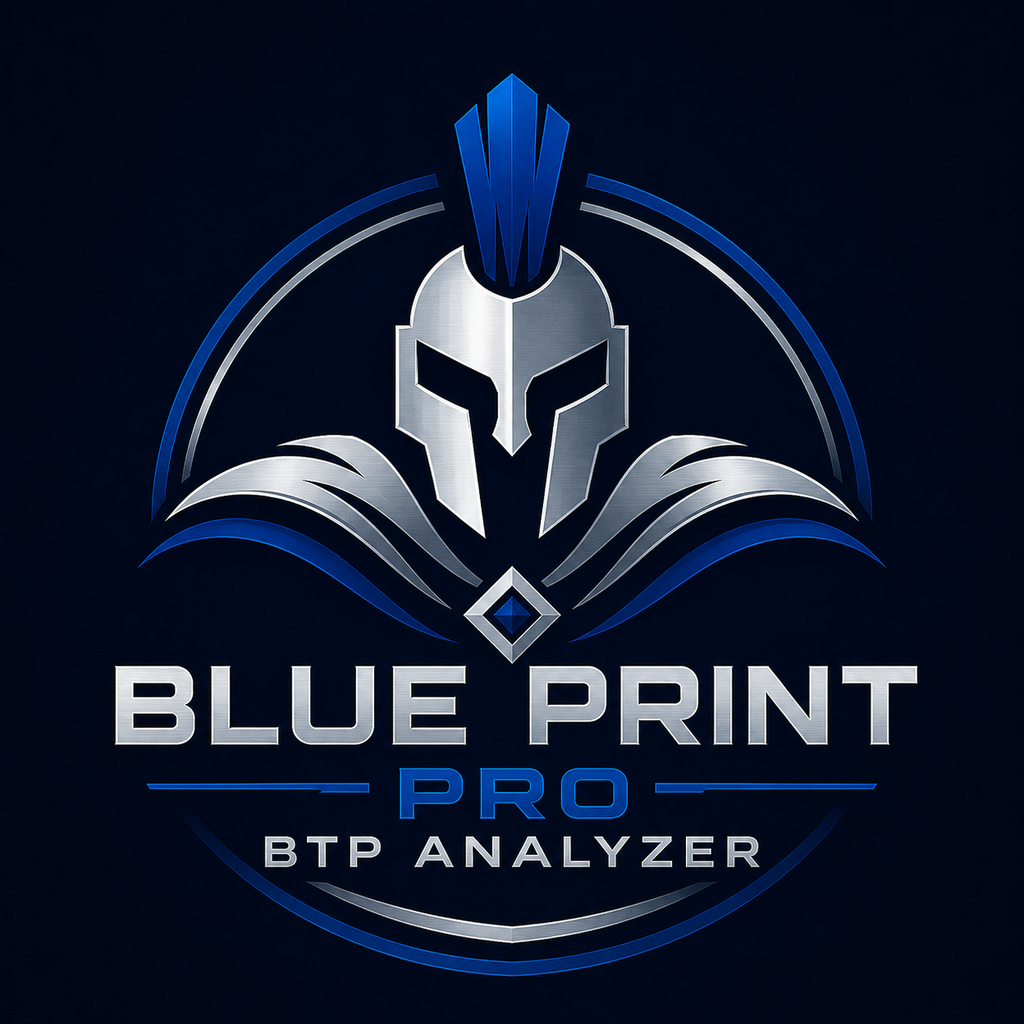 BLUE PRINT PRO BTP GCTCE ANALYZER logo